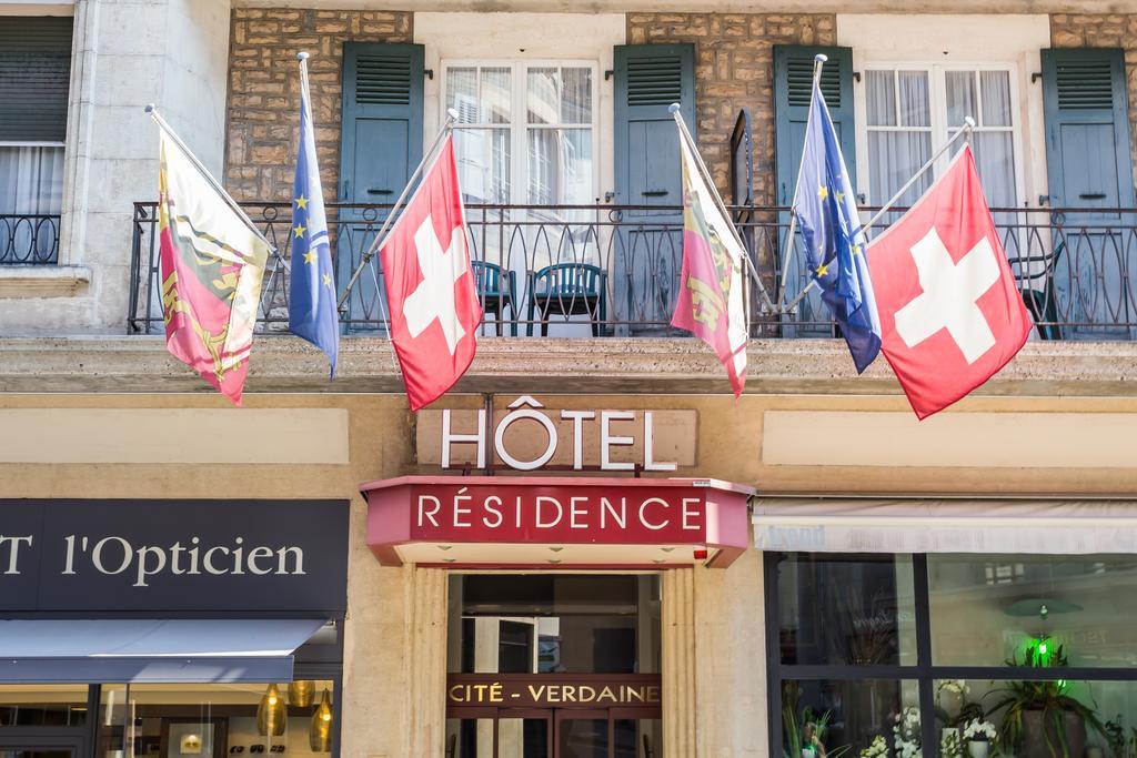 Hôtel Résidence Cité-Verdaine Genebra Exterior foto